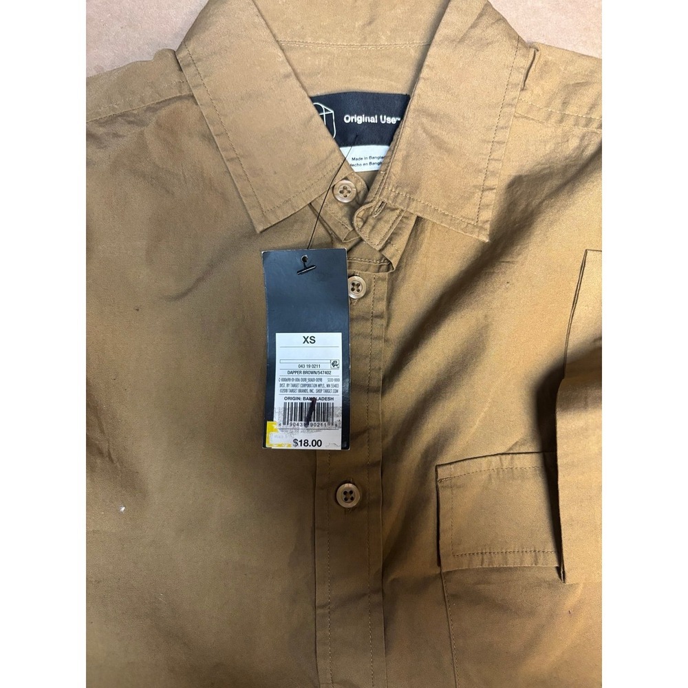 Original Use Short‎ Sleeve Button Down Shirt - Men's XSmall